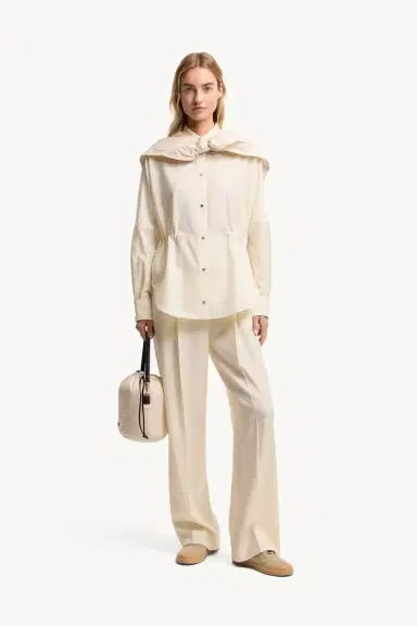Moncler Wool Long Sleeve Shirt | Thumbnail 3 Moncler Wool Long Sleeve Shirt | Thumbnail 3
