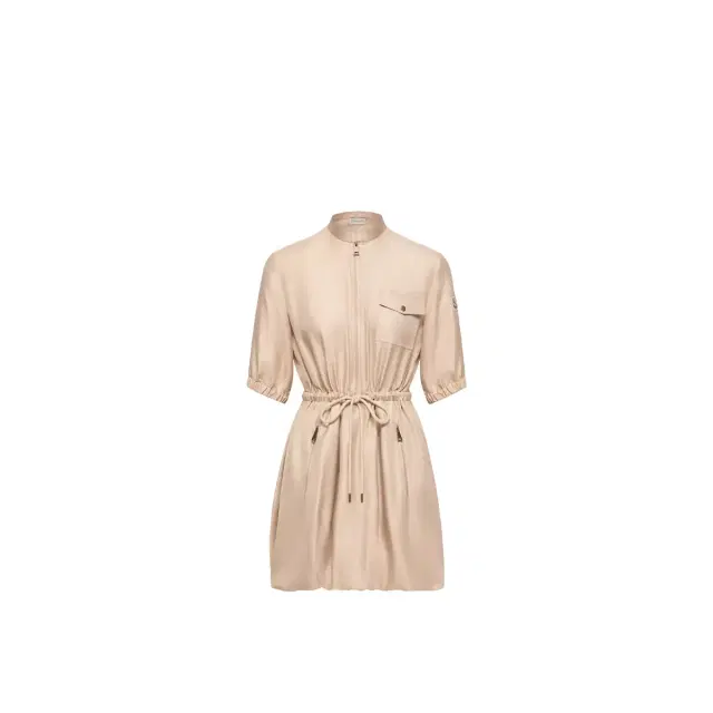 Silk Twill Mini Shirt Dress Silk Twill Mini Shirt Dress