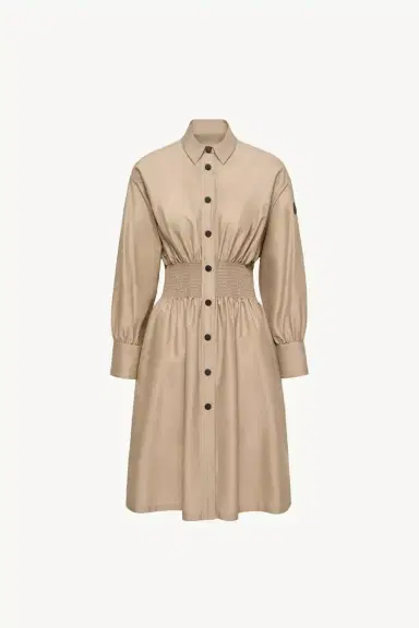 Moncler Cotton Nylon Shirt Dress | Thumbnail 2 Moncler Cotton Nylon Shirt Dress | Thumbnail 2