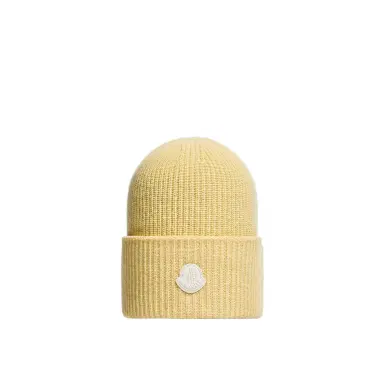 Moncler Wool & Cashmere Blend Beanie | Thumbnail 1 Moncler Wool & Cashmere Blend Beanie | Thumbnail 1