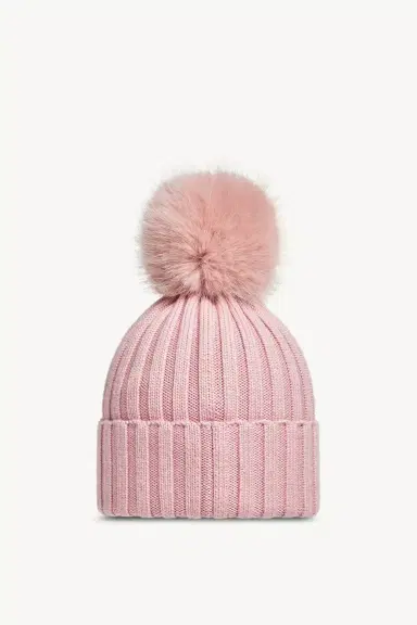 Moncler Wool Beanie With Pom Pom | Thumbnail 5 Moncler Wool Beanie With Pom Pom | Thumbnail 5