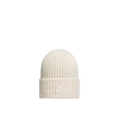 Moncler Wool & Cashmere Blend Beanie | Thumbnail 1 Moncler Wool & Cashmere Blend Beanie | Thumbnail 1
