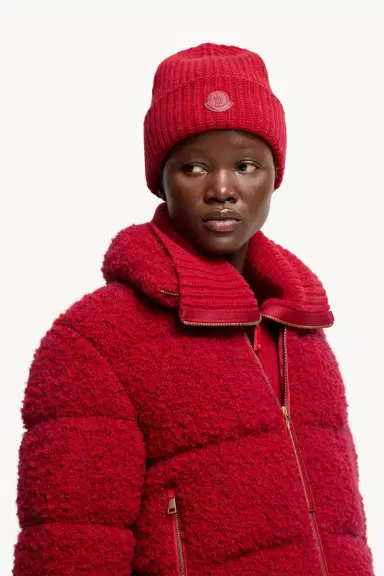 Moncler Wool & Cashmere Blend Beanie | Thumbnail 3 Moncler Wool & Cashmere Blend Beanie | Thumbnail 3