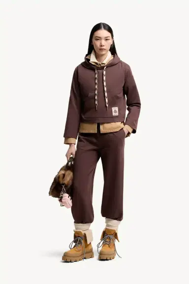 Moncler Cotton Blend Hooded Sweatshirt | Thumbnail 3 Moncler Cotton Blend Hooded Sweatshirt | Thumbnail 3