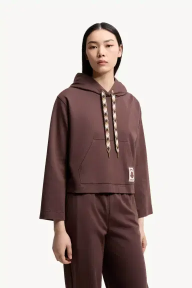 Moncler Cotton Blend Hooded Sweatshirt | Thumbnail 5 Moncler Cotton Blend Hooded Sweatshirt | Thumbnail 5