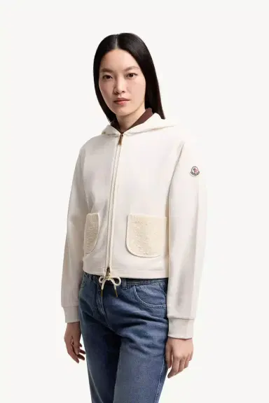 Moncler Cotton Blend Zip-up Sweatshirt | Thumbnail 5 Moncler Cotton Blend Zip-up Sweatshirt | Thumbnail 5