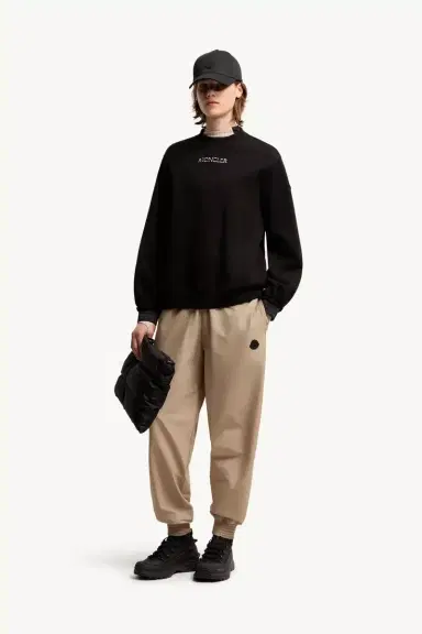 Moncler Cotton Fleece Logo Sweatshirt | Thumbnail 3 Moncler Cotton Fleece Logo Sweatshirt | Thumbnail 3