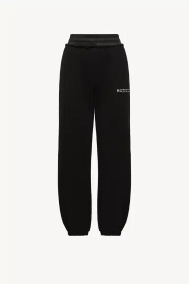Moncler Logo Cotton Sweatpants | Thumbnail 2 Moncler Logo Cotton Sweatpants | Thumbnail 2