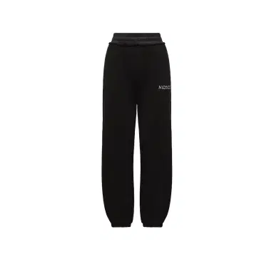 Moncler Logo Cotton Sweatpants | Thumbnail 1 Moncler Logo Cotton Sweatpants | Thumbnail 1