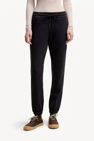 Moncler Logo Cotton Blend Fleece Sweatpants | Thumbnail 5 Moncler Logo Cotton Blend Fleece Sweatpants | Thumbnail 5