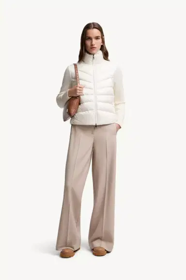 Moncler Padded Wool Zip-up Cardigan | Thumbnail 3 Moncler Padded Wool Zip-up Cardigan | Thumbnail 3