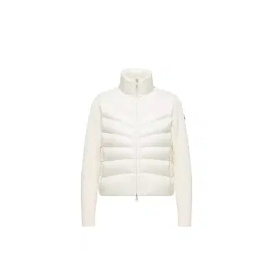 Moncler Padded Wool Zip-up Cardigan | Thumbnail 1 Moncler Padded Wool Zip-up Cardigan | Thumbnail 1