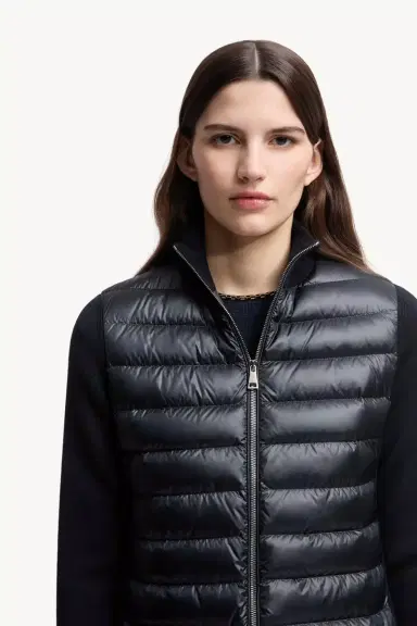 Moncler Padded Wool Zip-up Cardigan | Thumbnail 7 Moncler Padded Wool Zip-up Cardigan | Thumbnail 7