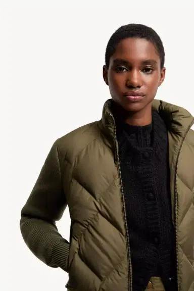 Moncler Wool & Cashmere Padded Zip-up Cardigan | Thumbnail 7 Moncler Wool & Cashmere Padded Zip-up Cardigan | Thumbnail 7