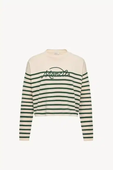 Moncler Striped Wool Sweater | Thumbnail 2 Moncler Striped Wool Sweater | Thumbnail 2