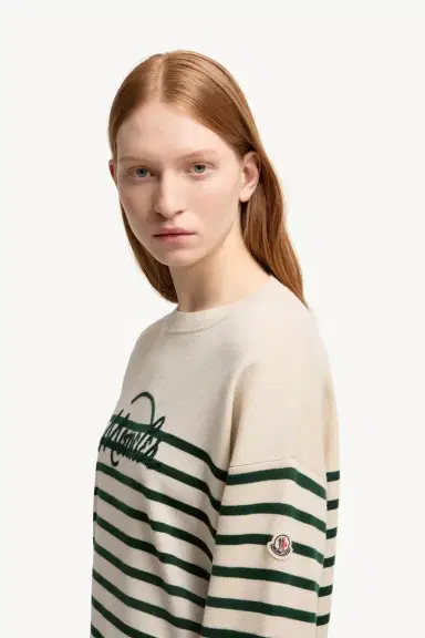 Moncler Striped Wool Sweater | Thumbnail 4 Moncler Striped Wool Sweater | Thumbnail 4
