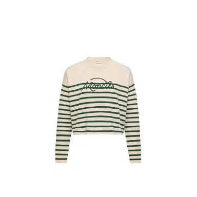 Moncler Striped Wool Sweater | Thumbnail 1 Moncler Striped Wool Sweater | Thumbnail 1