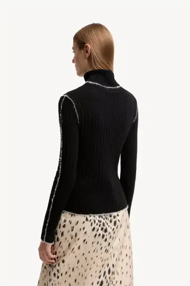 Moncler Wool Blend Turtleneck Sweater | Thumbnail 6 Moncler Wool Blend Turtleneck Sweater | Thumbnail 6
