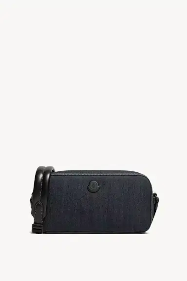 Moncler Carlo Denim Crossbody Bag | Thumbnail 2 Moncler Carlo Denim Crossbody Bag | Thumbnail 2