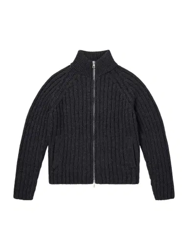 Our Legacy Ultra Ribbed Merino Wool Zip-Up Sweater - Men | Thumbnail 1 Our Legacy Ultra Ribbed Merino Wool Zip-Up Sweater - Men | Thumbnail 1