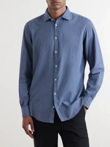 Massimo Alba Canary Checked Cotton-Flannel Shirt - Men | Thumbnail 2 Massimo Alba Canary Checked Cotton-Flannel Shirt - Men | Thumbnail 2