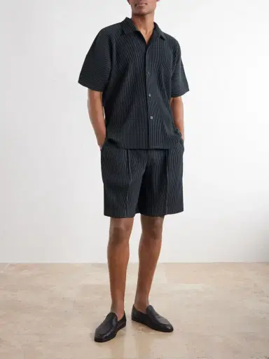 Homme Plissé Issey Miyake August Straight-Leg Pleated Shorts - Men | Thumbnail 2 Homme Plissé Issey Miyake August Straight-Leg Pleated Shorts - Men | Thumbnail 2