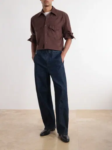 Nili Lotan Travis Cotton-Corduroy Shirt - Men | Thumbnail 2 Nili Lotan Travis Cotton-Corduroy Shirt - Men | Thumbnail 2