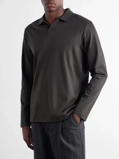 NN07 Paul 3525 Organic Cotton-Jersey Polo Shirt - Men | Thumbnail 3 NN07 Paul 3525 Organic Cotton-Jersey Polo Shirt - Men | Thumbnail 3