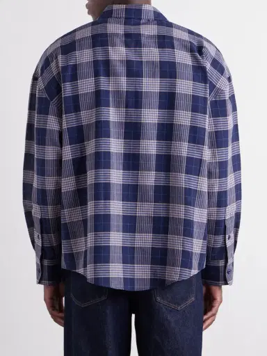 The Elder Statesman Checked Cotton Shirt - Men | Thumbnail 4 The Elder Statesman Checked Cotton Shirt - Men | Thumbnail 4