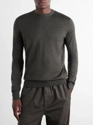 Zegna Cashmere and Silk-Blend Sweater - Men | Thumbnail 3 Zegna Cashmere and Silk-Blend Sweater - Men | Thumbnail 3