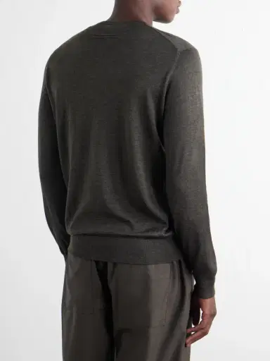Zegna Cashmere and Silk-Blend Sweater - Men | Thumbnail 4 Zegna Cashmere and Silk-Blend Sweater - Men | Thumbnail 4