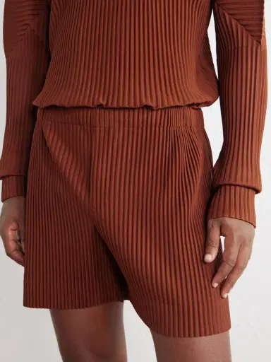 Homme Plissé Issey Miyake Straight-Leg Pleated Shorts - Men | Thumbnail 5 Homme Plissé Issey Miyake Straight-Leg Pleated Shorts - Men | Thumbnail 5