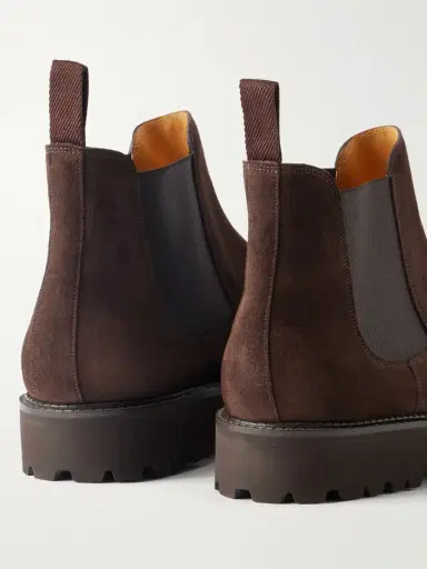 John Lobb Lawry New Standard Suede Chelsea Boots - Men | Thumbnail 5 John Lobb Lawry New Standard Suede Chelsea Boots - Men | Thumbnail 5