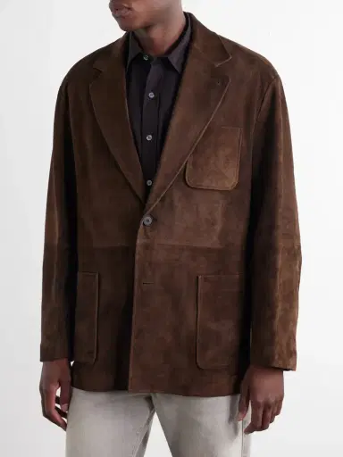 ssstein Panelled Suede Blazer - Men | Thumbnail 3 ssstein Panelled Suede Blazer - Men | Thumbnail 3