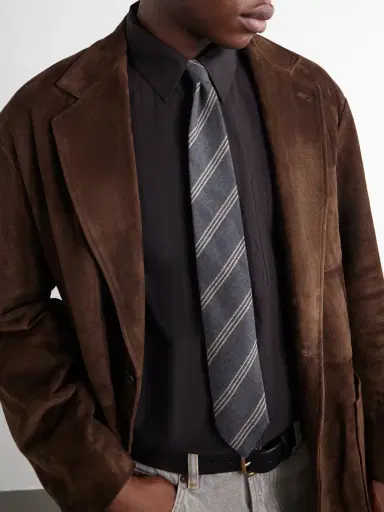 ssstein Panelled Suede Blazer - Men | Thumbnail 5 ssstein Panelled Suede Blazer - Men | Thumbnail 5