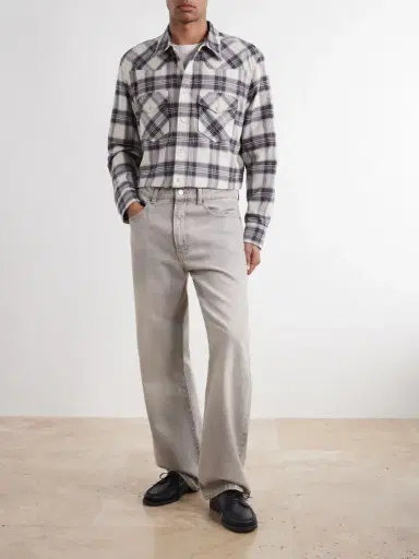 Nili Lotan Travis Checked Cotton-Flannel Shirt - Men | Thumbnail 2 Nili Lotan Travis Checked Cotton-Flannel Shirt - Men | Thumbnail 2