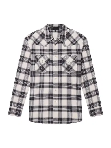 Nili Lotan Travis Checked Cotton-Flannel Shirt - Men | Thumbnail 1 Nili Lotan Travis Checked Cotton-Flannel Shirt - Men | Thumbnail 1