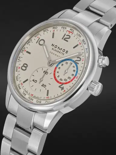 NOMOS Glashütte Club Sport Neomatik Worldtimer Automatic Chronograph Stainless Steel Watch, Ref. 792 - Men | Thumbnail 4 NOMOS Glashütte Club Sport Neomatik Worldtimer Automatic Chronograph Stainless Steel Watch, Ref. 792 - Men | Thumbnail 4