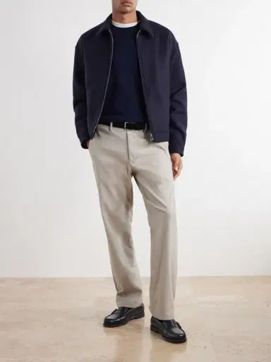 NN07 Aden 1067 Straight-Leg Recycled Grain de Poudre Trousers - Men | Thumbnail 2 NN07 Aden 1067 Straight-Leg Recycled Grain de Poudre Trousers - Men | Thumbnail 2