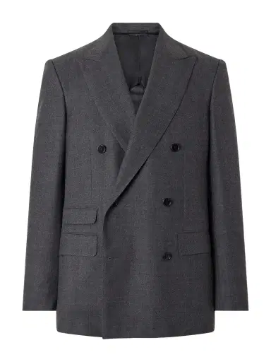 dunhill Double-Breasted Wool and Cashmere-Blend Blazer - Men | Thumbnail 1 dunhill Double-Breasted Wool and Cashmere-Blend Blazer - Men | Thumbnail 1
