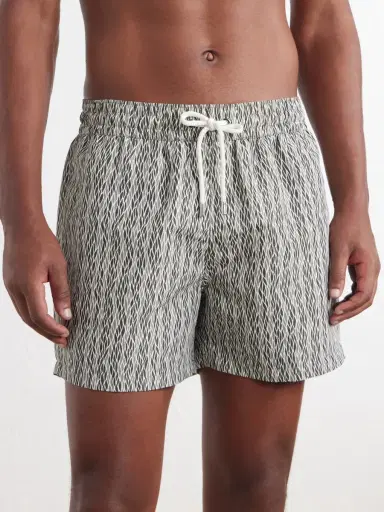 Frescobol Carioca Rio Straight-Leg Mid-Length Printed Recycled Swim Shorts - Men | Thumbnail 2 Frescobol Carioca Rio Straight-Leg Mid-Length Printed Recycled Swim Shorts - Men | Thumbnail 2