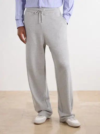 AMI PARIS Straight-Leg Cotton-Blend Jersey Sweatpants - Men | Thumbnail 3 AMI PARIS Straight-Leg Cotton-Blend Jersey Sweatpants - Men | Thumbnail 3