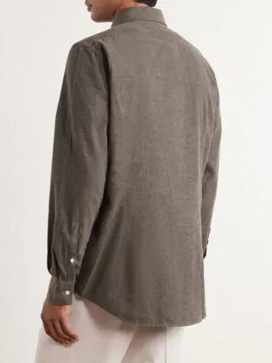 Massimo Alba Genova Cotton-Flannel Shirt - Men | Thumbnail 4 Massimo Alba Genova Cotton-Flannel Shirt - Men | Thumbnail 4