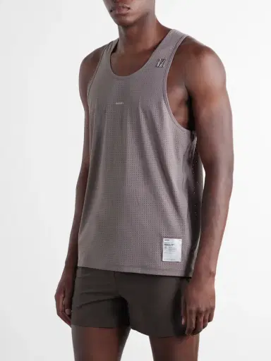 Satisfy Embellished Logo-Appliquéd Space-O™ Mesh Tank Top - Men | Thumbnail 3 Satisfy Embellished Logo-Appliquéd Space-O™ Mesh Tank Top - Men | Thumbnail 3