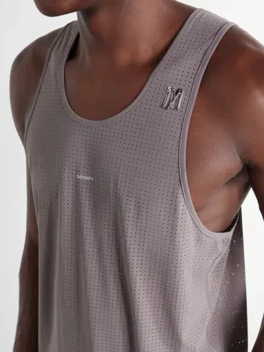 Satisfy Embellished Logo-Appliquéd Space-O™ Mesh Tank Top - Men | Thumbnail 5 Satisfy Embellished Logo-Appliquéd Space-O™ Mesh Tank Top - Men | Thumbnail 5