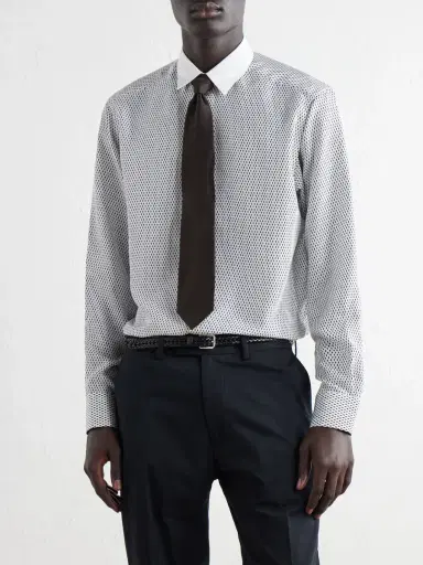 Tom Ford Printed Silk-Satin Shirt - Men | Thumbnail 3 Tom Ford Printed Silk-Satin Shirt - Men | Thumbnail 3