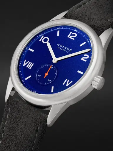NOMOS Glashütte Club Campus 38.5 Hand-Wound Stainless Steel and Alcantara® Watch, Ref. No. 722.GB - Men | Thumbnail 4 NOMOS Glashütte Club Campus 38.5 Hand-Wound Stainless Steel and Alcantara® Watch, Ref. No. 722.GB - Men | Thumbnail 4