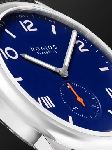 NOMOS Glashütte Club Campus 38.5 Hand-Wound Stainless Steel and Alcantara® Watch, Ref. No. 722.GB - Men | Thumbnail 6 NOMOS Glashütte Club Campus 38.5 Hand-Wound Stainless Steel and Alcantara® Watch, Ref. No. 722.GB - Men | Thumbnail 6