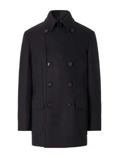 De Petrillo Double-Breasted Virgin Wool Coat - Men | Thumbnail 1 De Petrillo Double-Breasted Virgin Wool Coat - Men | Thumbnail 1