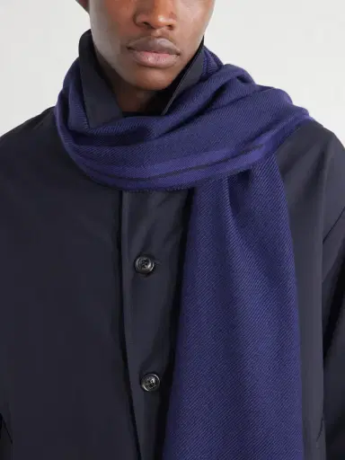 Zegna Wool Scarf - Men | Thumbnail 3 Zegna Wool Scarf - Men | Thumbnail 3